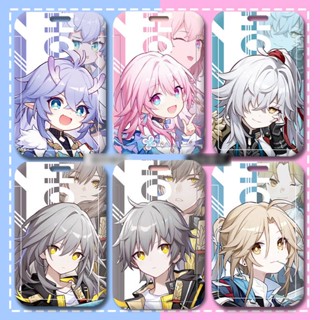 Comic Honkai: กระเป๋าใส่บัตรรถบัส ลายการ์ตูน สําหรับนักเรียน สํานักงาน