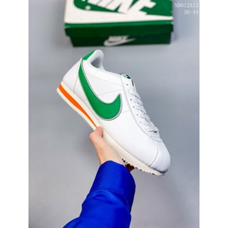 (โปรโมชั่น Spot）           Nike Classic Cortez รองเท้ากีฬา แบบหนัง แฟชั่นคลาสสิก สําหรับผู้ชายและผู้หญิง