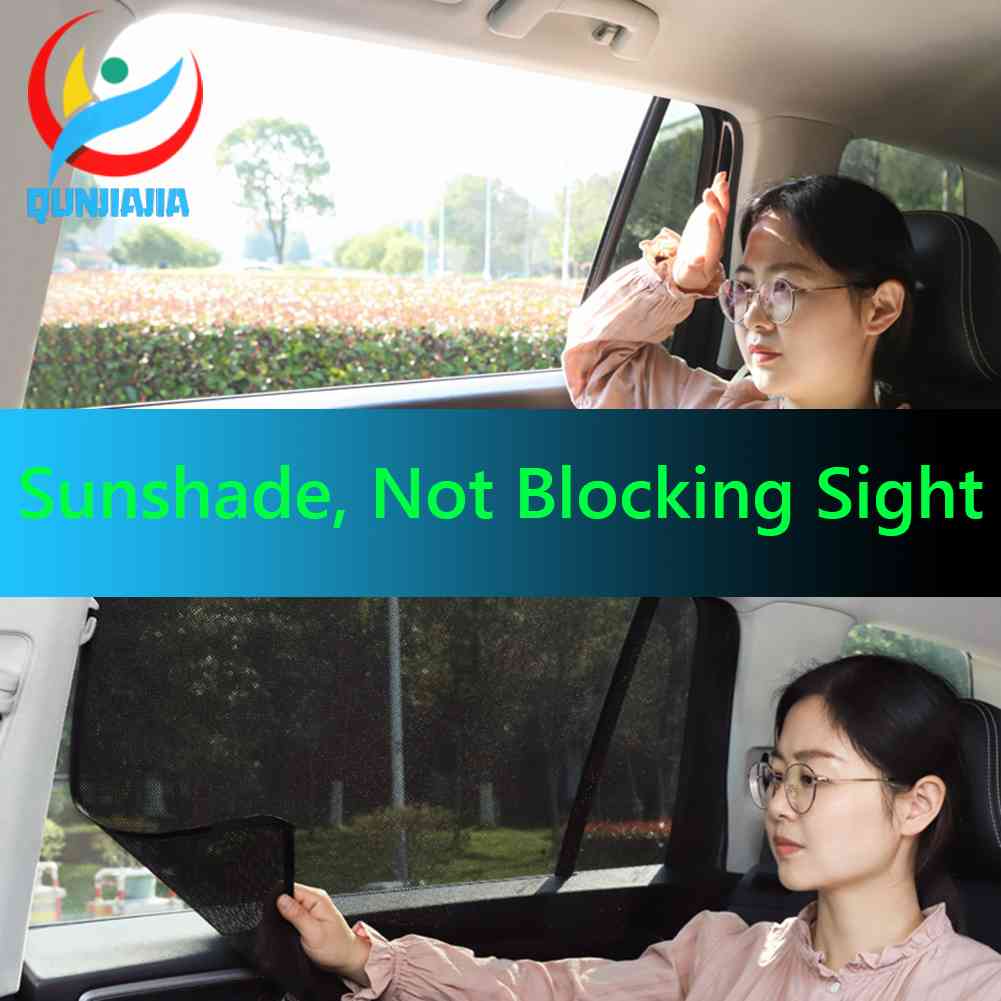 ม่านบังแดดแม่เหล็ก ป้องกันรังสียูวี ผ้าตาข่าย สําหรับติดหน้าต่างรถยนต์ เหมาะกับฤดูร้อน - รูปที่ 3