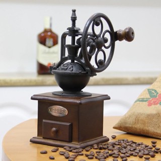 เครื่องใช้ไฟฟ้าขนาดเล็ก 365.fresh💖เครื่องบดกาแฟ ทรงวินเทจ Vintage Manual Coffee Grinder บดกาแฟทำมือ