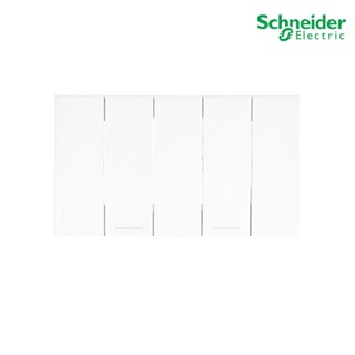 Schneider Electric สวิตช์ทางเดียว 2ตัว พร้อมฝาครอบ สีขาว 1Way White AvatarOn A M3T31_1F_WE*2+M3T02_WE