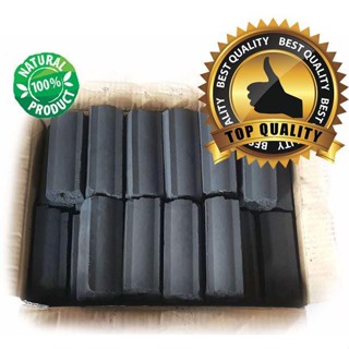 เครื่องใช้ไฟฟ้าในครัว Grade A BBQ Coconut Shell Charcoal Briquettes 10 KG ถ่านอัดแท่งบาร์บีคิวกะลามะพร้าว 10ก.ก