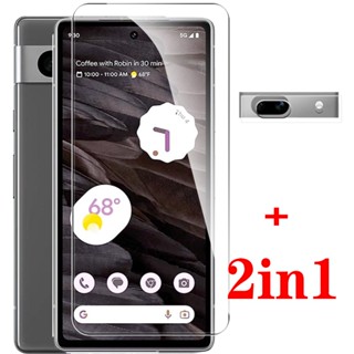 2in1 camera safety glass for Google Pixel 7a case tempered glass Goo gle Pixel7A 7 A A7 5G 6.1protcetor glass cover film GWKK3