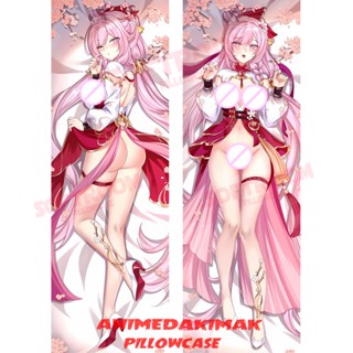 Elysia Honkai Impact 3rd Dakimakura ปลอกหมอนอิงโซฟาเบด แบบนิ่ม ลายอนิเมะญี่ปุ่น Otaku ขนาด 50x160 ซม. DK4520