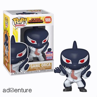 Adven โมเดลฟิกเกอร์ My Hero Academia Funko Pop Gang Orca สําหรับแฟนคลับ ของขวัญ