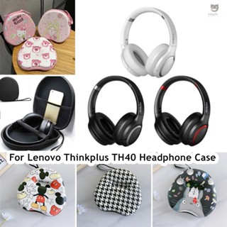 【พร้อมส่ง】เคสหูฟัง ลายการ์ตูนหมีสตรอเบอร์รี่ สําหรับ Lenovo Thinkplus TH40 Lenovo Thinkplus TH40