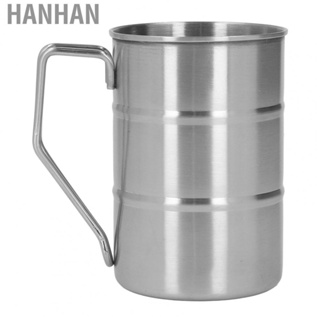 Hanhan Stainless Steel Cup Drop Resistant Stainless Steel Beer Mug for Home for