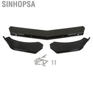 Sinhopsa Front Bumper Lip Chin Spoiler Impact Resistant Bumper Lip Air Chin Splitter for Car