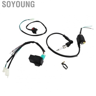 Soyoung Engine CDI Box Spark Plug  Kick Start Engine Wiring Harness Improve Combustion  for Dirt Pit Bike