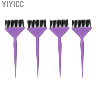 Yiyicc Hair Coloring Applicator  Hair Color Brush Long Tail Professional 4Pcs Soft Bristles Reusable  for Home