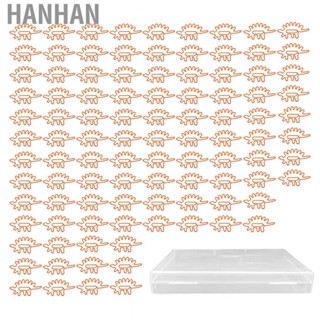 Hanhan Mini Paper Clips  100pcs Paper Clips  for File Classification