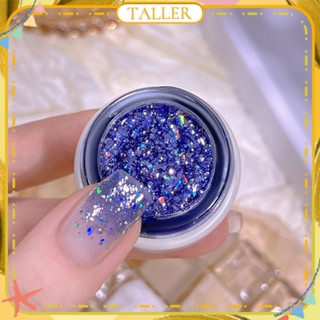 ✧ Ready Stcok Miss Gooey Super Flash Nail Polish Glue Broken Daimond Colorful Brightening Sequins Phototherapy Gel Nail Art For Nail Shop สูง8สี