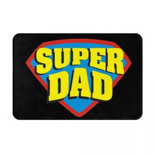 Super Dad พรมเช็ดเท้า ผ้าสักหลาด กันลื่น ดูดซับน้ํา แห้งเร็ว สําหรับห้องน้ํา 16x24 นิ้ว