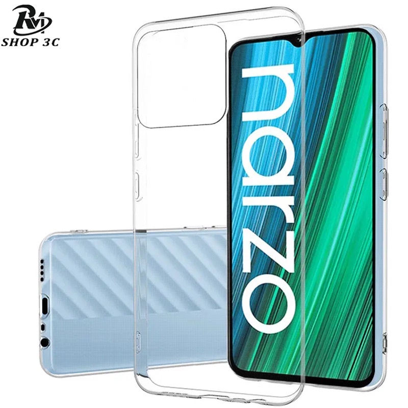 เคสใส สำหรับ Realme Narzo 60 50i 50A Prime 50 30 30A 20 20A X7 X2 X50 Pro XT V13 V15 V23 V25 V30 5G 