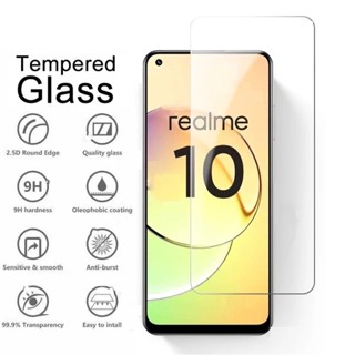 ฟิล์มกระจกนิรภัยกันรอยหน้าจอ แบบใส สําหรับ OPPO Realme 10 9i 8i 7i 6i 5i Pro GT 2 3 5 Pro C3 C33 C35 C30s C55 C53 C25y C21y C25s Reno 8T 2F 2Z A16K A17K A78 A55 A76