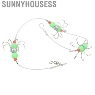 Sunnyhousess Fishing String Hook Octopus String Hook Exquisite Workmanship for Lake