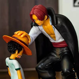 ✨One Piece Handmade Childhood Luffy Redhead Shanks Scene ของขวัญนางแบบ