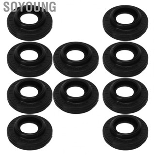 Soyoung AC Compressor Oil Seal  Perfect Match Complete AC Compressor Shaft Seal Kit 10 PCS Black  for DKS32C AC Compressor