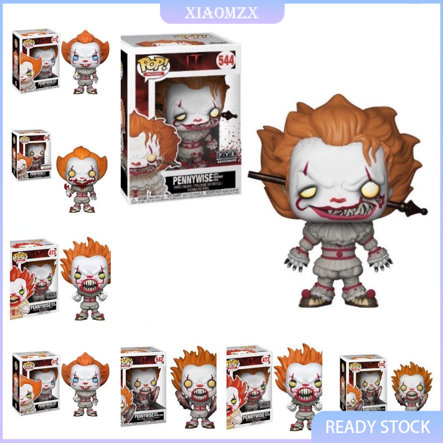 Funko Pop 472 473 Pennywise พร้อมเรือรูปการกระทําของเล่น Boneco Toy