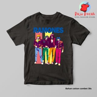 เสื้อยืด พิมพ์ลาย Ramones สําหรับเด็กผู้ชาย และเด็กผู้หญิง
