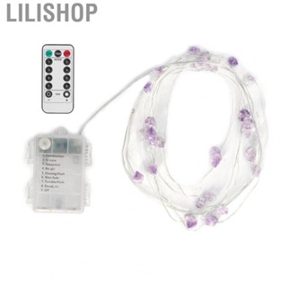 Lilishop Amethyst Lamp String  Amethyst Light String 3 m 30 Lights Bright Light  for Christmas Tree