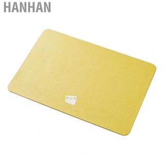 Hanhan PU Leather Pet Bowl Placemat  Oilproof Pet Bowl Mat  Dog Chicken Bowl Placemat