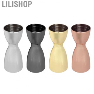 Lilishop ocktail Double Jigger Stainless Steel  Measuring Cup Bar Bartending Measuring Jigger U Shaped hot sale