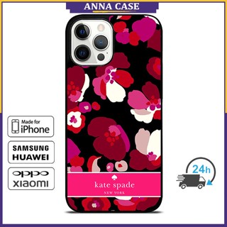 SAMSUNG เคสโทรศัพท์มือถือ ลายดอกไม้ KateSpade New York สําหรับ iPhone 291 14 Pro Max 13 Pro Max 12 Pro Max Note10 Plus S22 Ultra