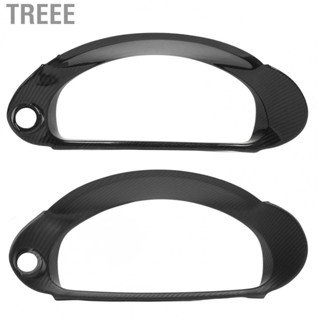 Treee Dash Instrument Panel Decor  Dry Carbon Fashionable Wearproof Dashboard Instrument Panel Cover  for Car LHD