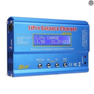 พร้อมส่ง อุปกรณ์ชาร์จแบตเตอรี่ 80W 6A สําหรับแบตเตอรี่รถบังคับ LiPo Li-ion Li-Fe LiHV (1-6S) NiMH NiCd (1-15S)