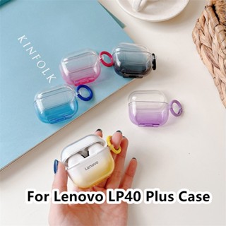 พร้อมส่ง! เคสนิ่ม แบบใส ไล่โทนสี สําหรับ Lenovo LP40 Plus Lenovo LP40 Plus