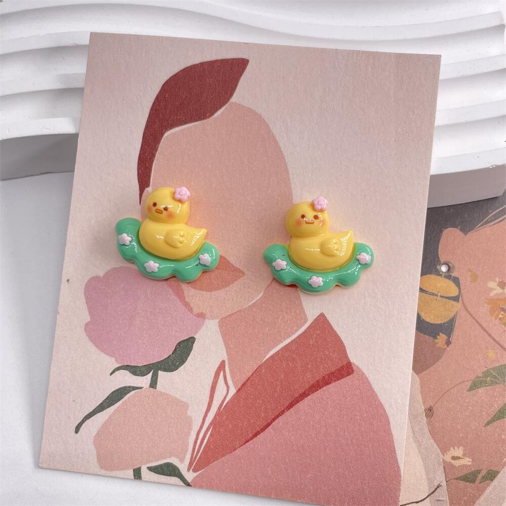 [3#] ชุดเครื่องประดับเรซิ่น รูปการ์ตูนกระต่าย ดอกไม้ แฮนด์เมด diy สําหรับรองเท้า FN