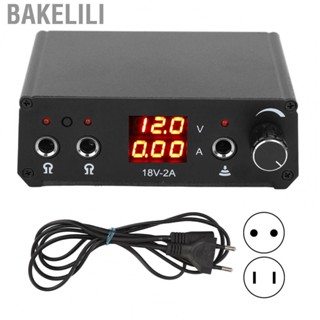 Bakelili Tattoo Power Supply Digital Tattoo Power Supply Black for Tattoo Salon for Tattoo Artist