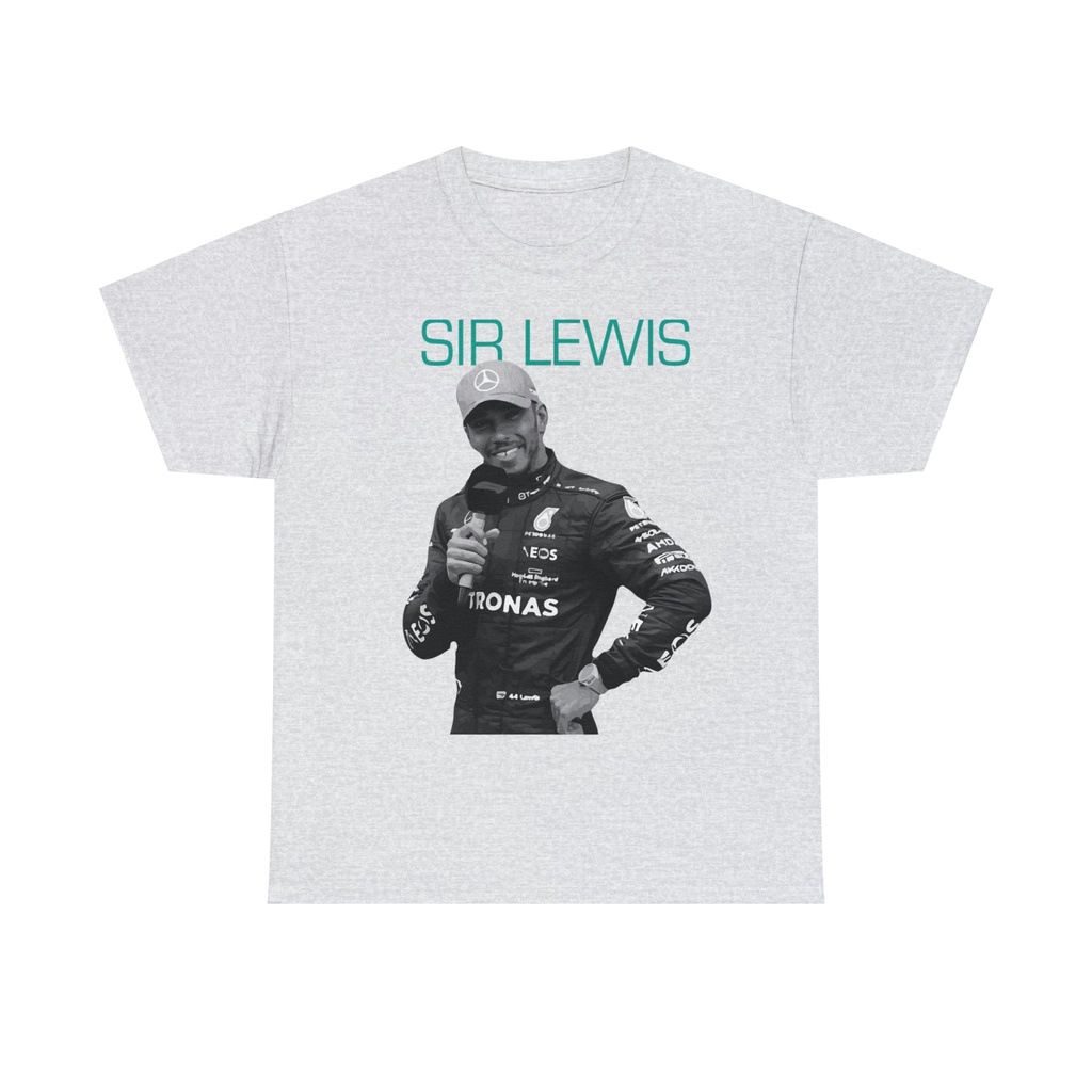 เสื้อยืด พิมพ์ลาย Lewis Hamilton 'Sir Lewis' สําหรับผู้ชาย และผู้หญิง 1 ชิ้น