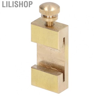 Lilishop Brass Scribe Steel Ruler Positioning Limit Block Woodworking Angle Line Scrib