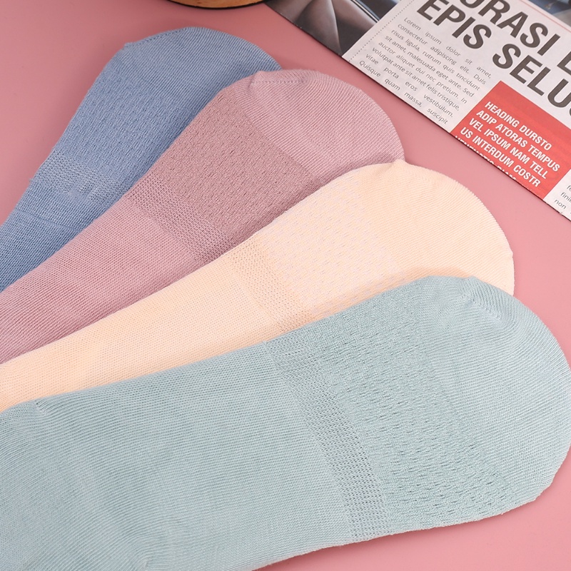 ถุงเท้าข้อสั้น ผ้าตาข่าย แบบบางพิเศษ ระบายอากาศได้ดี ดูดซับเหงื่อ หลากสี สวมใส่สบาย เหมาะกับฤดูร้อน สําหรับผู้หญิง - รูปที่ 5