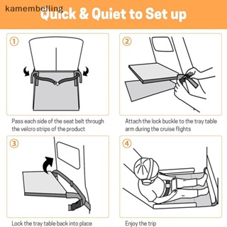 Kamembelling ที่พักเท้า เตียงเด็ก เตียงเครื่องบิน สําหรับเด็ก แบบพกพา เปลเดินทาง เตียงเด็ก เบาะนั่ง เครื่องบิน ที่พักขา สําหรับเด็ก เพื่อนอน EN
