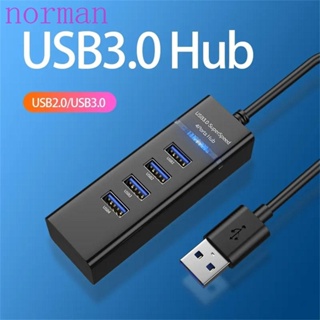 Norman อะแดปเตอร์ฮับ USB 2.0 4 พอร์ต ความเร็วสูง สําหรับแล็ปท็อป พีซี OTG