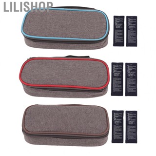 Lilishop Insulin Refrigerated Ice Pack  Lightweight Insulin Cooler Travel Case Insulated  for Camping