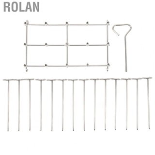 Rolan Stainless Fryer Grill Rack  Fryer Skewer Stand  Grade  for Ninja DZ201 Foodi 8 Quart