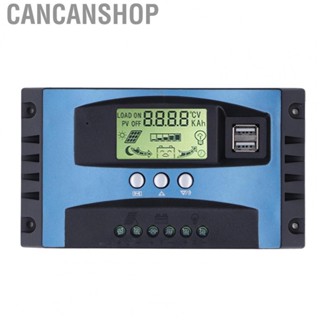 Cancanshop Solar Panel  Regulator  3 Phase 12V 24V MPPT Solar Charge Controller Aluminum Alloy  for Home