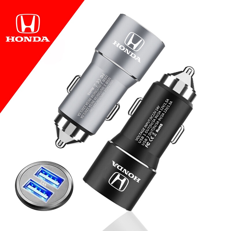 ที่ชาร์จในรถยนต์ 12V 24v แบบชาร์จเร็ว สําหรับ Honda Mugen Power Civic Accord Odyssey City BRV CRZ CR