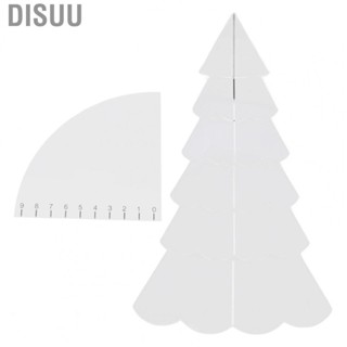 Disuu Christmas Tree Quilting Set  Transparent Acrylic Easy Sewing Flexible Sewing Pattern Tools  for Handwork for Bowl Mats