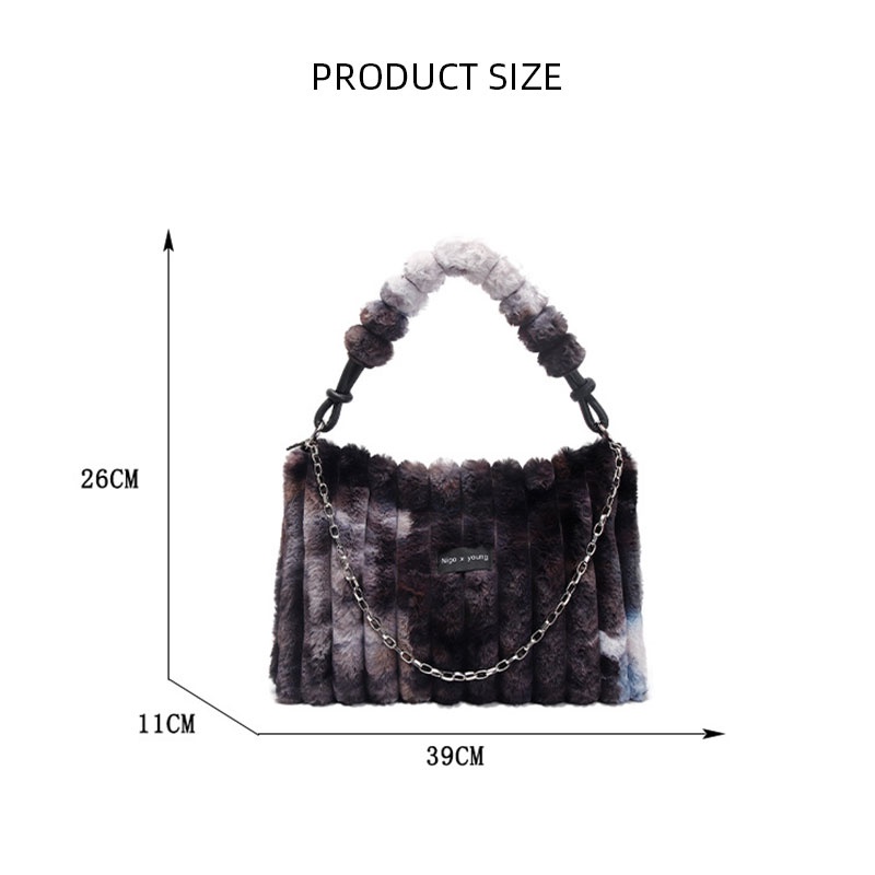 Mousoon กระเป๋าสะพายไหล่ผู้หญิง Messenger Bag กระเป๋าโท้ทตุ๊กตาความจุขนาดใหญ่