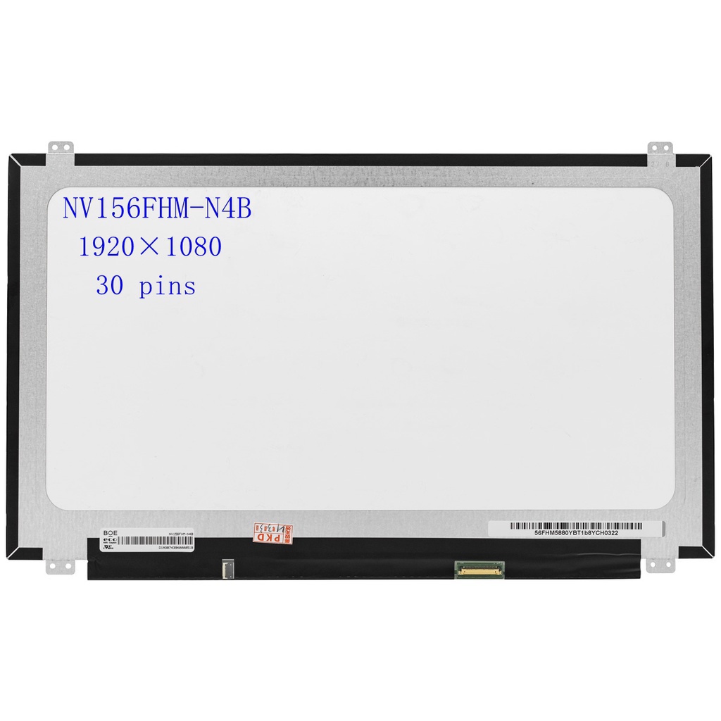 15.6 "แผงจอแสดงผล LCD เปลี่ยน BOE NV156FHM-N4B NV156FHM-N4B V8.0 144HZ FHD 1920X1080 Matte LED Matri