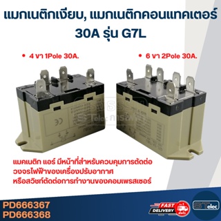 แมกเนติกเงียบ, แมกเนติกคอนแทคเตอร์ 30A รุ่น G7L