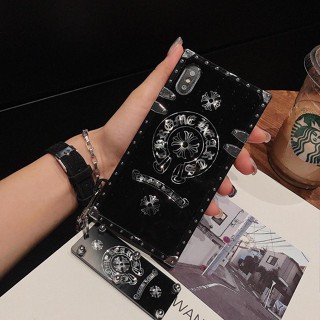 For iPhone 14 Plus 14 Pro Max Fashion Brand Square Phone Case