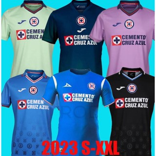 เสื้อกีฬาแขนสั้น ลายทีมชาติฟุตบอล Cruz Azul 2022 ชุดเหย้า สําหรับผู้ชาย