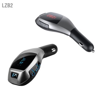  LZB2 อะแดปเตอร์วิทยุเครื่องส่งสัญญาณ FM Bluetooth ไร้สายสำหรับรถยนต์รองรับการ์ดหน่วยความจำขนาดเล็กขนาดเล็กเพลงรูปแบบ