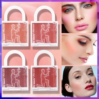 3q Beauty1 ชิ้น ล็อค สีนู้ด แต่งหน้า ธรรมชาติ สีแดง ซ่อมแซมระดับเสียง โมโนโครม เคลือบเงา ผงแต่งหน้า